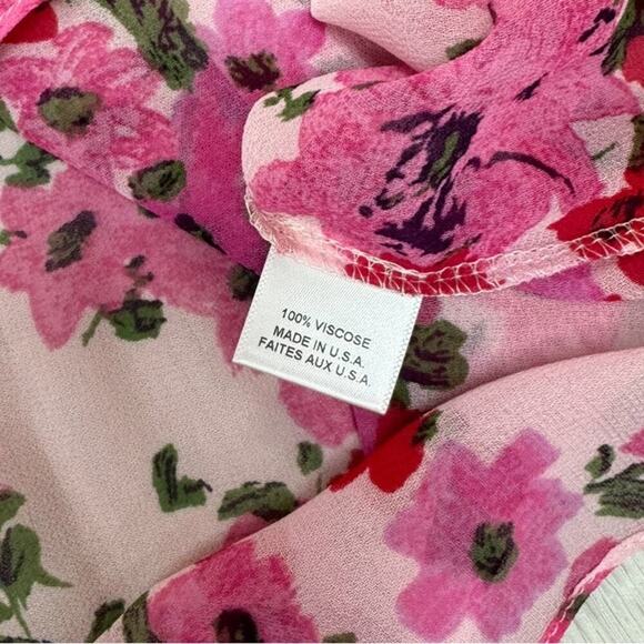 Misa Los Angeles Cold Shoulder Floral Blouse. - Picture 8 of 8